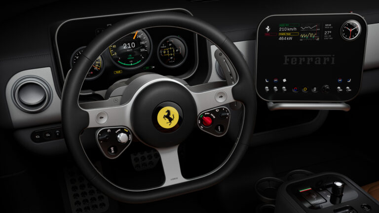 Ferrari Luce: Wenn in Maranello das Licht angeht – Das Interieur des Elektrosportwagen von Ferrari